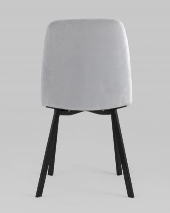 Стул Oliver Square велюр Светло-серый_4